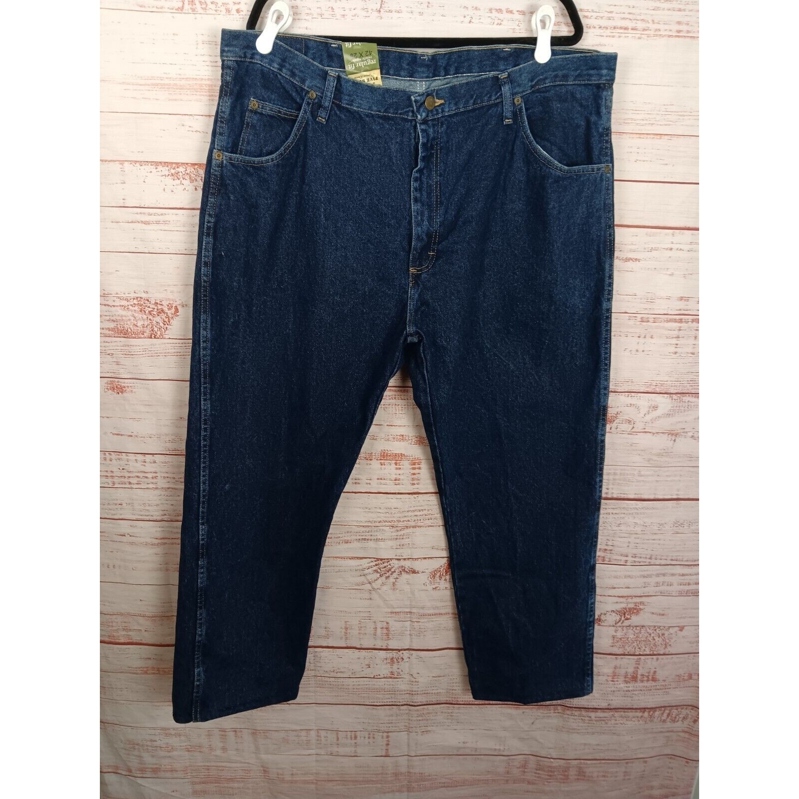 Wrangler Performance Series Blue Jeans Men's Size 42x29 Regular Fit Denim Nwt